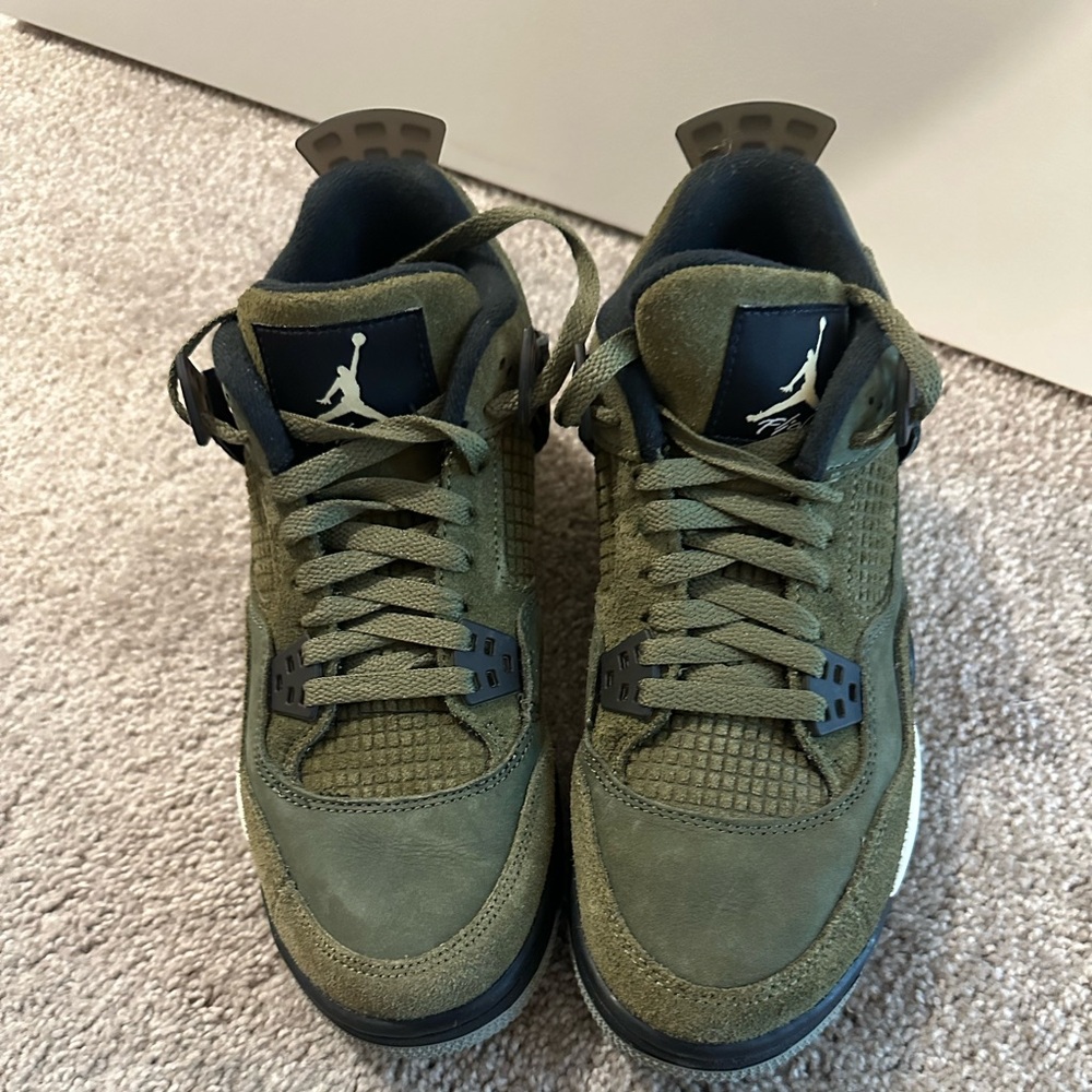 Kids Olive Green Sneakers